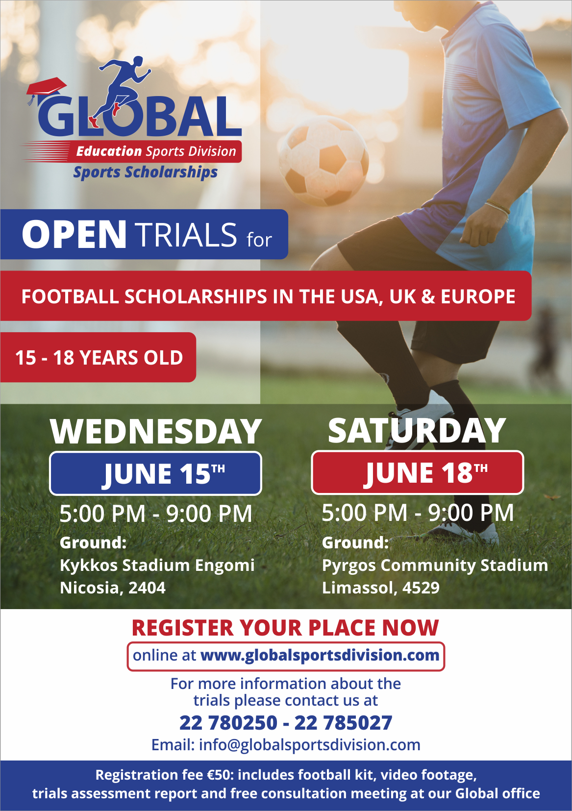 Global Sports Division Trials